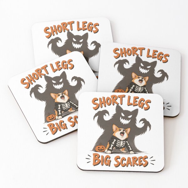 Item preview, Short Legs Big Scares Corgi Halloween designed and sold by AhmedAlbb.