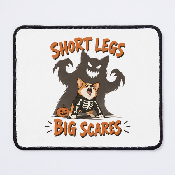 Item preview, Short Legs Big Scares Corgi Halloween designed and sold by AhmedAlbb.