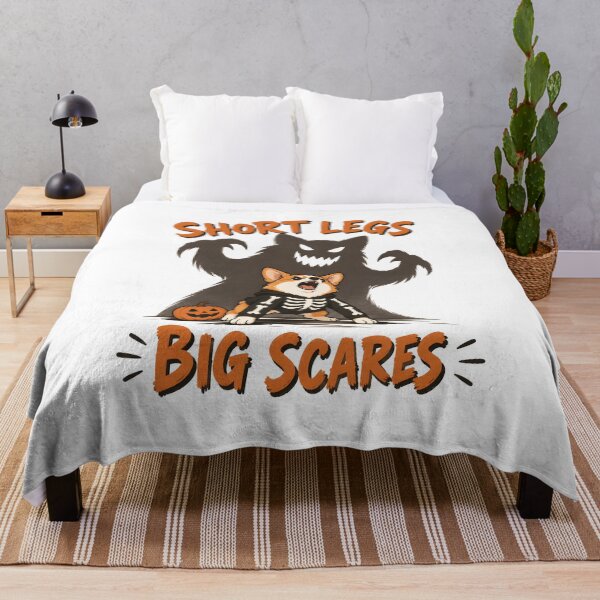 Item preview, Short Legs Big Scares Corgi Halloween designed and sold by AhmedAlbb.