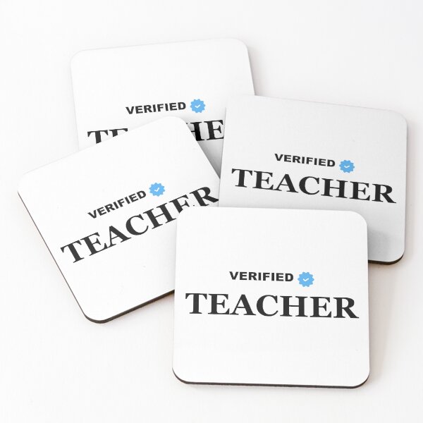 Item preview, Verified Teacher – Officially Qualified designed and sold by GriffinRey.