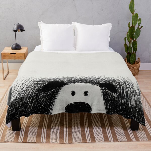 Item preview, Dog peeking from behind grass designed and sold by anytka.
