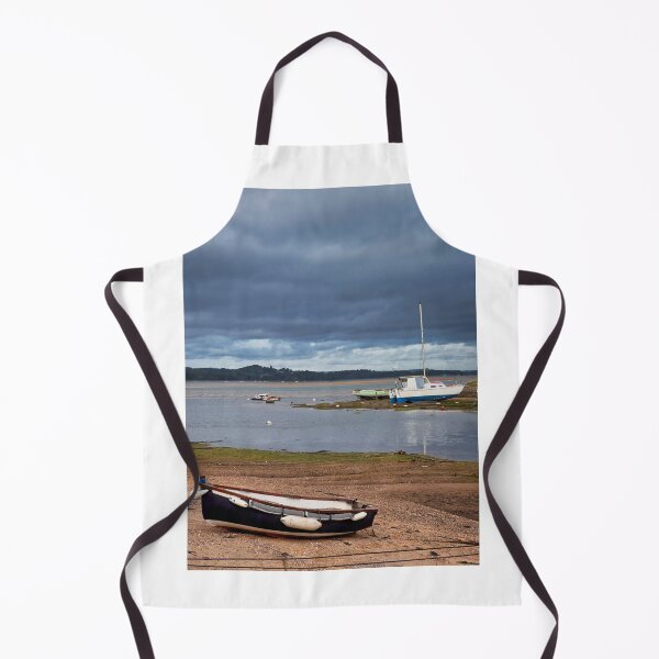 Item preview, Exmouth Exe Estuary Photography | Fishing Boats on the Devon Coast Under a Dramatic Sky designed and sold by leonwoods.