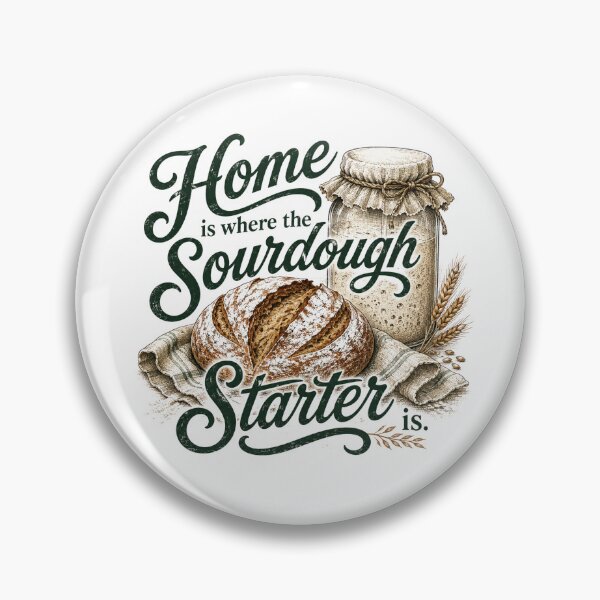 Item preview, home is where the sourdough starter is scripture vintage bake typography designed and sold by DariaOltes.