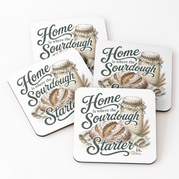 Item preview, home is where the sourdough starter is scripture vintage bake typography designed and sold by DariaOltes.
