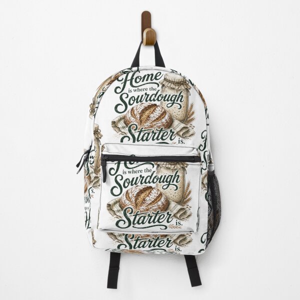 Item preview, home is where the sourdough starter is scripture vintage bake typography designed and sold by DariaOltes.