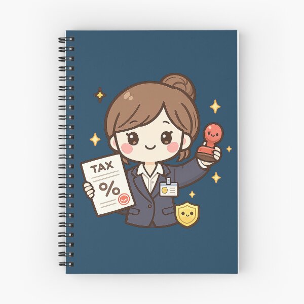 Item preview, Kawaii Tax officer  designed and sold by KawaiiHero.