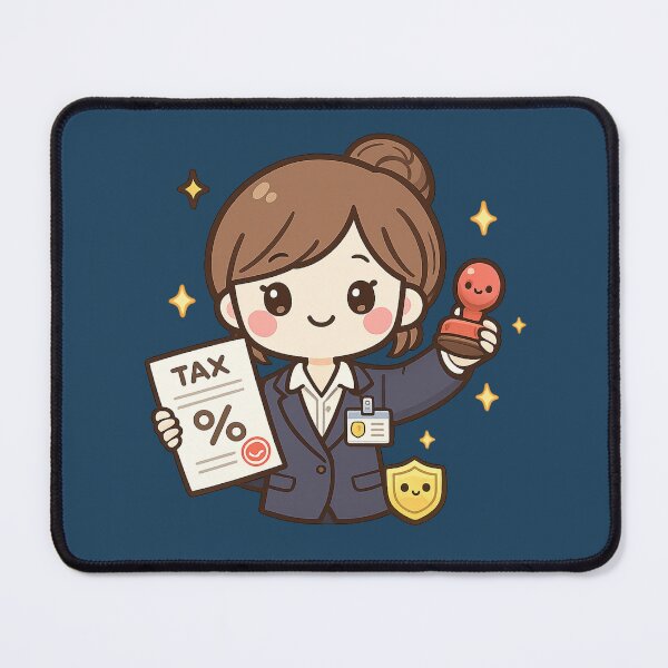 Item preview, Kawaii Tax officer designed and sold by KawaiiHero.