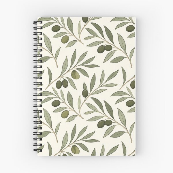 Item preview, Mediterranean Olive Branch Pattern designed and sold by shamiloff.