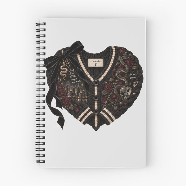 Item preview, Reputation Cardigan Heart – Taylor Swift Inspired Snake & Rose Sweater Art designed and sold by taylorvinyls.