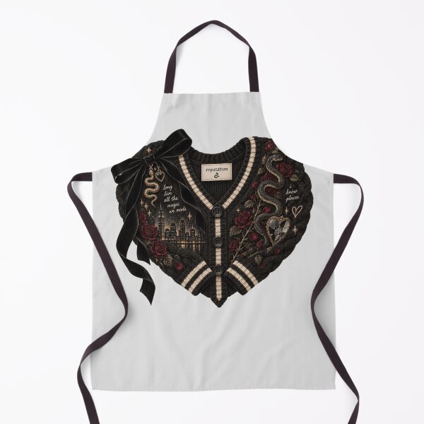 Item preview, Reputation Cardigan Heart – Taylor Swift Inspired Snake & Rose Sweater Art designed and sold by taylorvinyls.