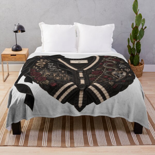 Item preview, Reputation Cardigan Heart – Taylor Swift Inspired Snake & Rose Sweater Art designed and sold by taylorvinyls.