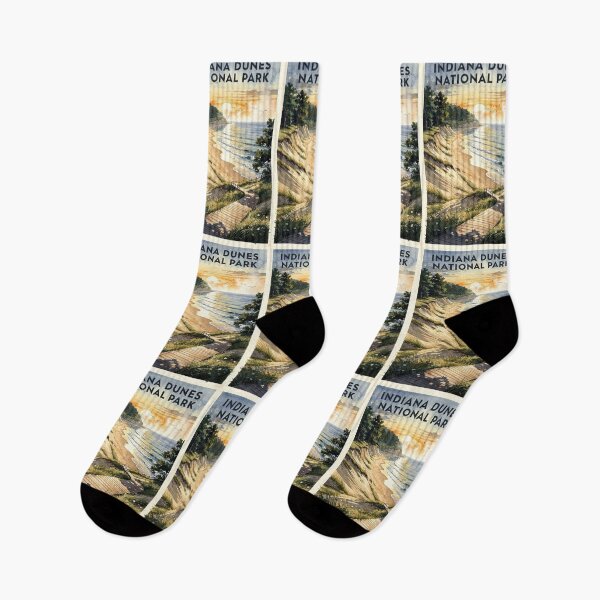 Item preview, Indiana Dunes National Park Indiana Vintage Watercolor Travel designed and sold by Teelogic.