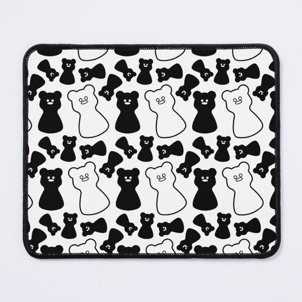 Item preview, Gummy Bear Chaos. Black and White Y2K Pattern. Light Mode designed and sold by AnnaDesertArt.