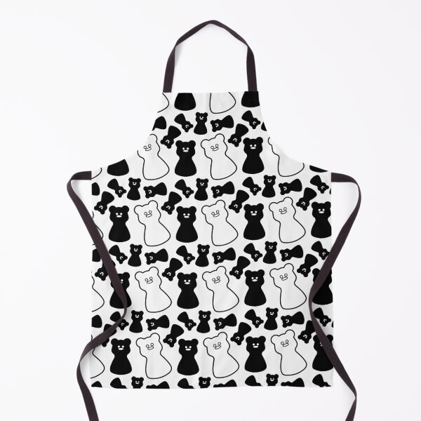 Item preview, Gummy Bear Chaos. Black and White Y2K Pattern. Light Mode designed and sold by AnnaDesertArt.