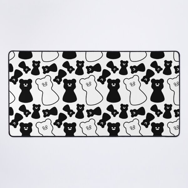 Item preview, Gummy Bear Chaos. Black and White Y2K Pattern. Light Mode designed and sold by AnnaDesertArt.
