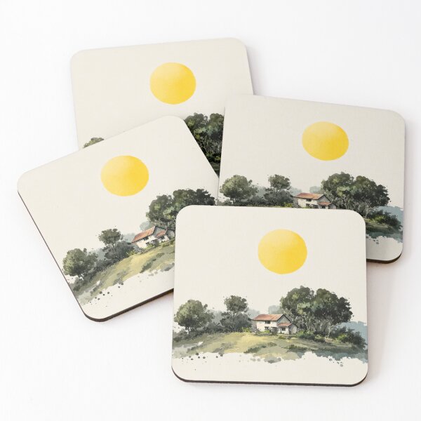 Item preview, Sunny landscape with a house designed and sold by anytka.