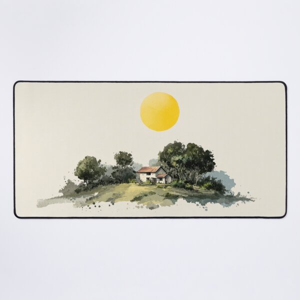 Item preview, Sunny landscape with a house designed and sold by anytka.