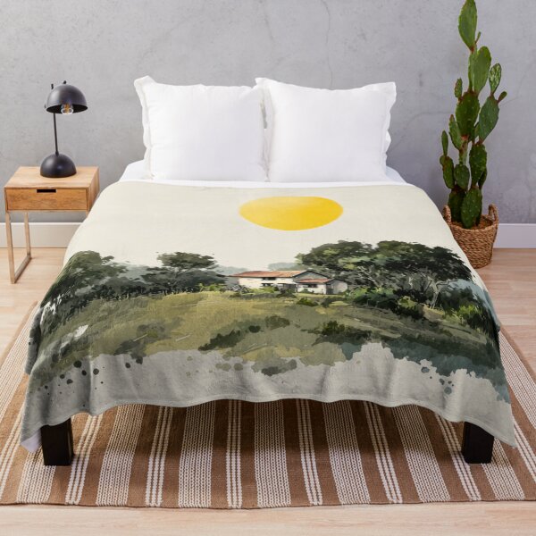 Item preview, Sunny landscape with a house designed and sold by anytka.