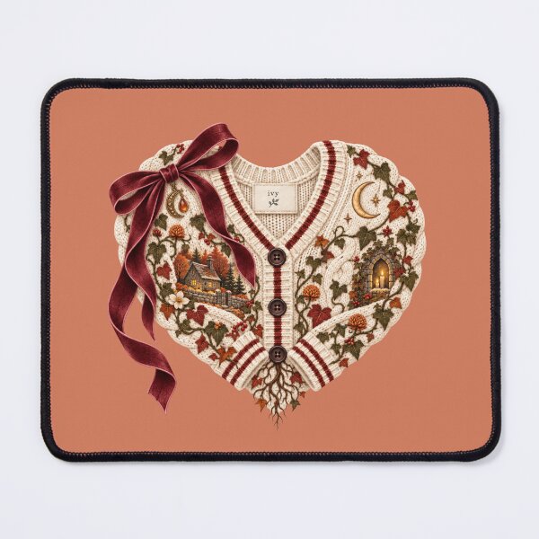 Item preview, Ivy Evermore Cardigan Heart – Taylor Swift Inspired Fall Sweater Art designed and sold by taylorvinyls.