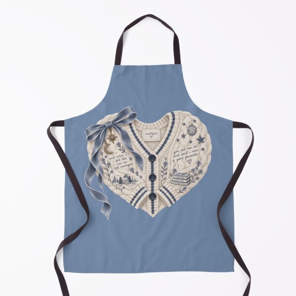 Item preview, Folklore Cardigan Heart – Taylor Swift Inspired Blue Sweater Design designed and sold by taylorvinyls.