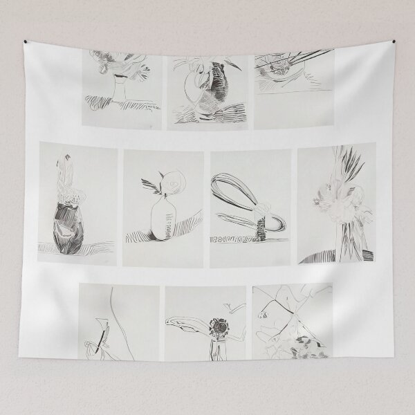 Item preview, Flowers (black and white) (F. & S. II.100-109) (complete set) - Print by Andy Warhol designed and sold by stevengrossman.