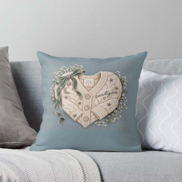 Item preview, Folklore Cardigan Heart – Taylor Swift Inspired Cream Sweater Art designed and sold by taylorvinyls.