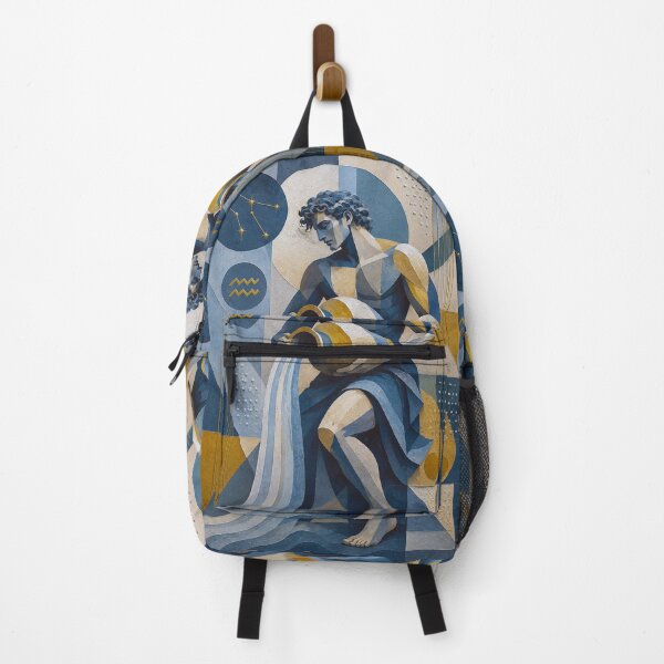 Item preview, Aquarius Painting – Celestial Zodiac Sign Astrology Artwork designed and sold by GalleryKauffeld.