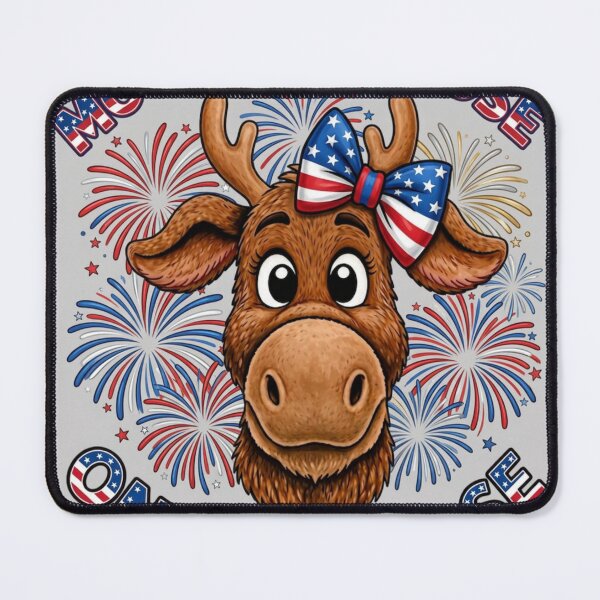 Item preview, Moosetta 4th of July designed and sold by ScenicRoute66.