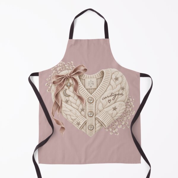 Item preview, Pink Folklore Cardigan Heart – Taylor Swift Inspired Sweater Design designed and sold by taylorvinyls.