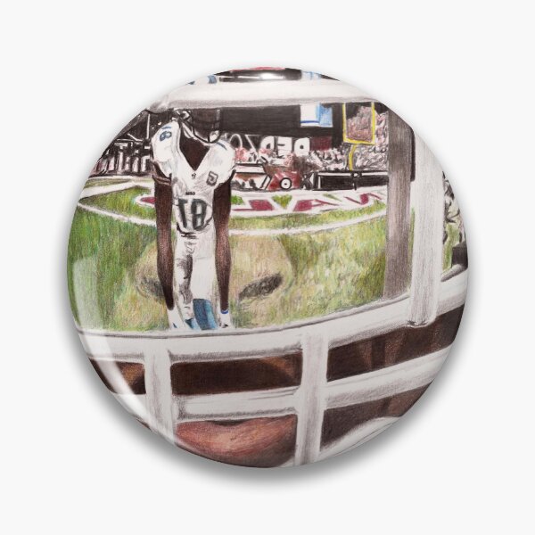 Item preview, Elite Football Cornerback Visor Reflection - Wide Receiver Matchup Fine Art designed and sold by Jason Bylsma.
