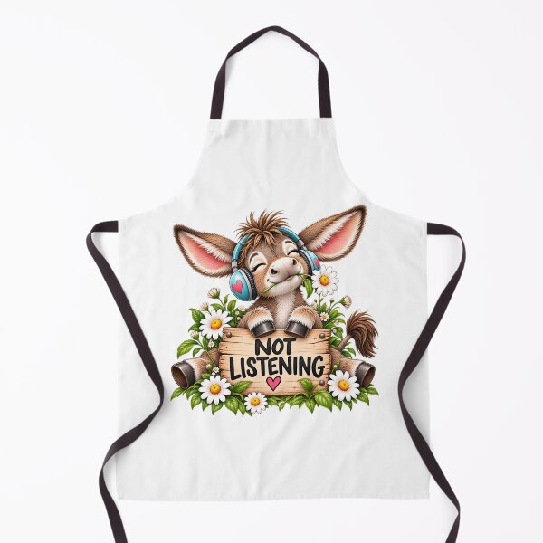 Item preview, Not Listening Funny Donkey designed and sold by J-CCreations.