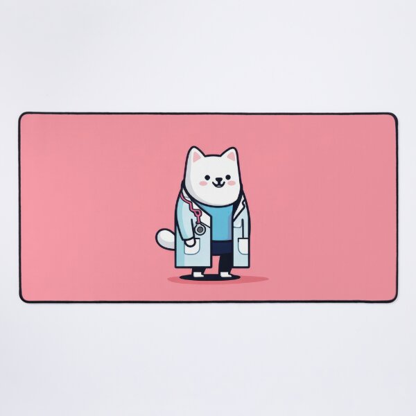 Item preview, Cartoon dog dressed as a doctor designed and sold by anytka.