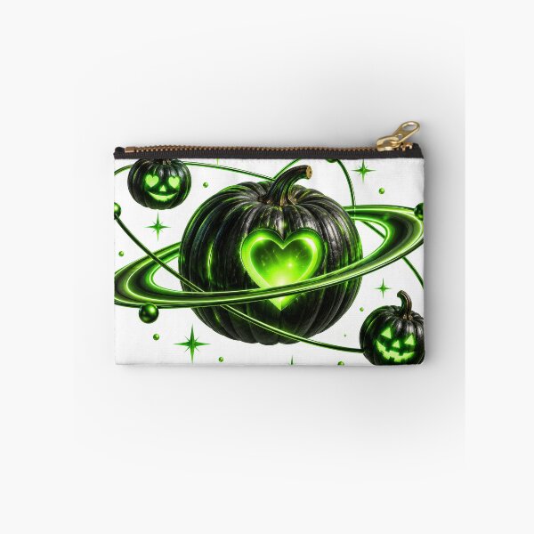 Item preview, Neon Green Pumpkin Orbit designed and sold by DansCreations42.