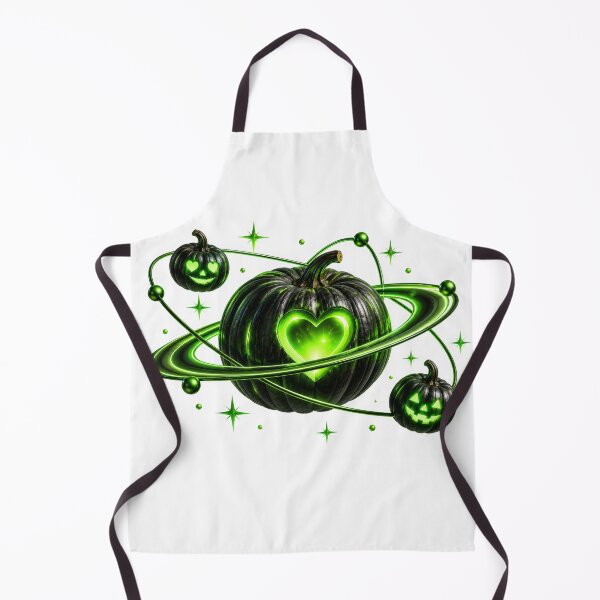 Item preview, Neon Green Pumpkin Orbit designed and sold by DansCreations42.