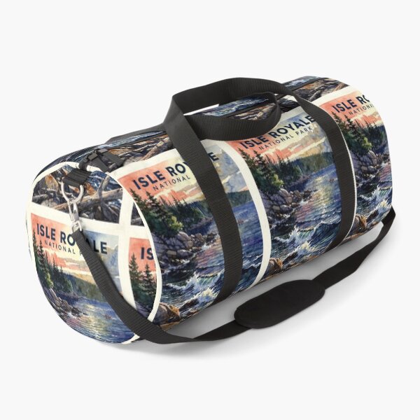 Item preview, Isle Royale National Park Michigan Vintage Watercolor Travel designed and sold by Teelogic.
