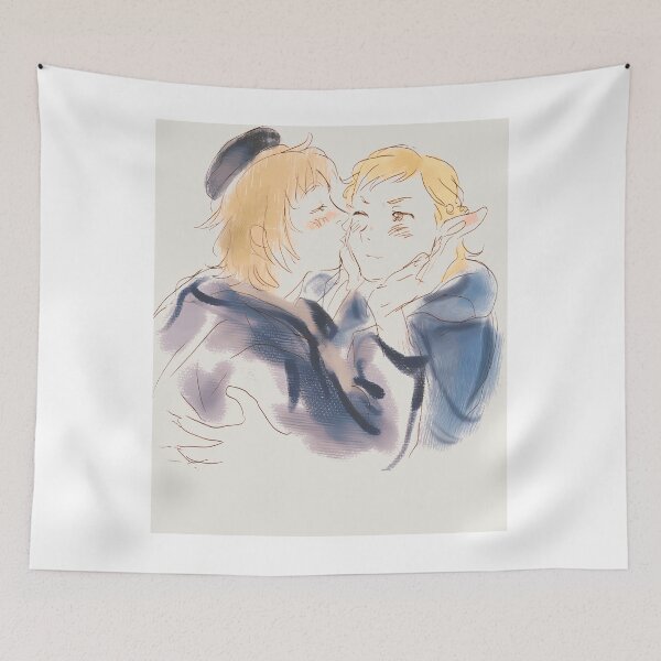 Item preview, Soft Anime Romance Kiss Sketch designed and sold by NumberOfB.