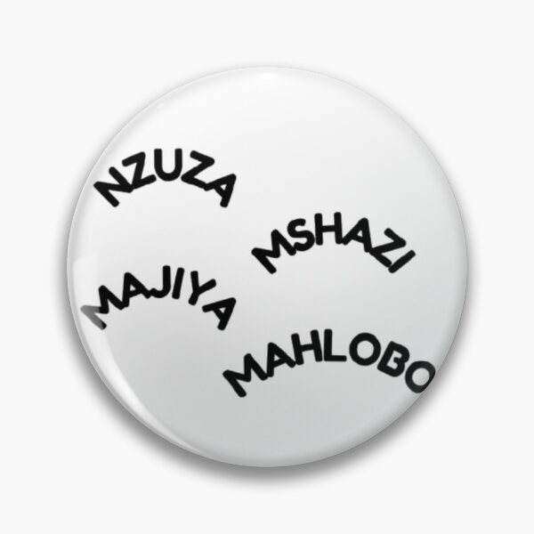 Item preview, Nzuza clan typography curved scattered design designed and sold by MathoDzns.