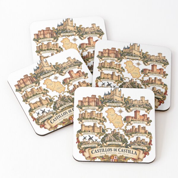 Item preview, 10 Castles of Castile – Historic Castles of Castilla, Spain designed and sold by Past in Threads.