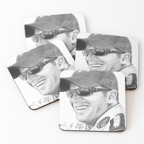 Item preview, Dale Earnhardt Jr. No. 88 – Hand-Drawn NASCAR Portrait designed and sold by Jason Bylsma.