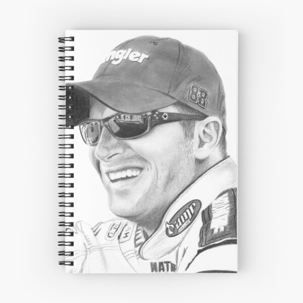 Item preview, Dale Earnhardt Jr. No. 88 – Hand-Drawn NASCAR Portrait designed and sold by Jason Bylsma.
