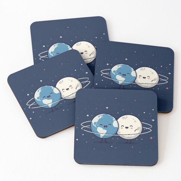 Item preview, Earth and Moon share a moment designed and sold by anytka.