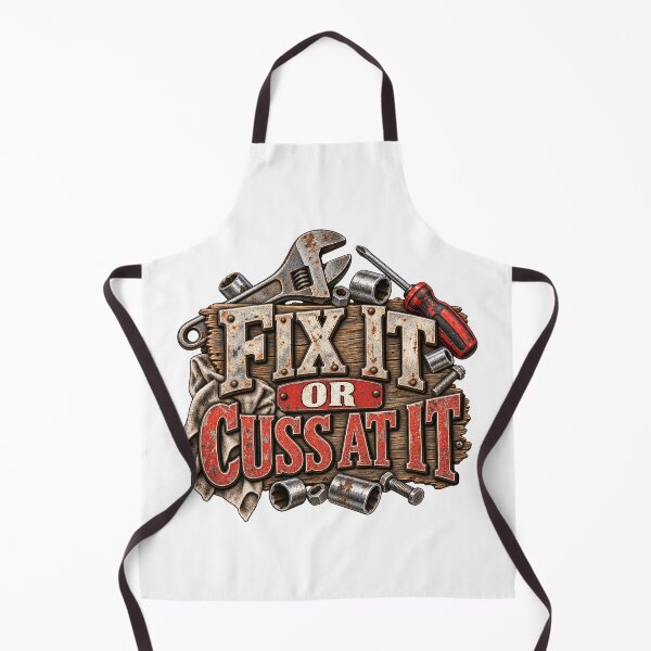 Item preview, Fix It or Cuss at It Mechanic Humor designed and sold by J-CCreations.
