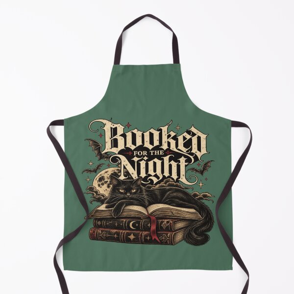 Item preview, Gothic Black Cat Book Lover Reader designed and sold by POD DYNASTY | Original Print On Demand T-Shirt Graphics.