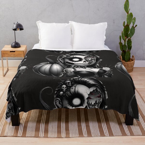 Item preview, Gothic Girl Pumpkin Eerie Eyelashes Night City Face Art designed and sold by LujziWorld.