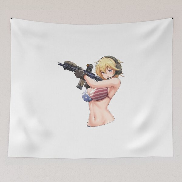 Item preview, American Gun Girl by RAWLIFEGRAPHIC designed and sold by RAWLIFEGRAPHIC.