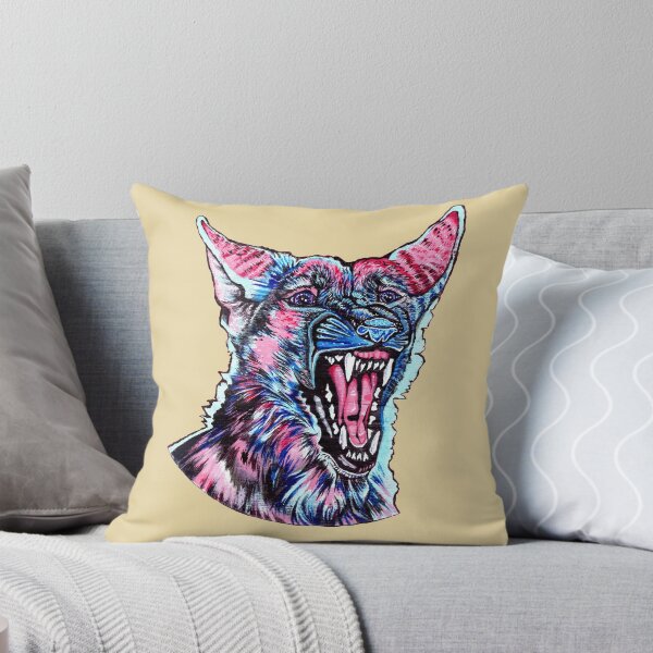 Item preview, Recreational Hazard ~ Colourful German Shepherd Pop Art designed and sold by wolveshaunt.