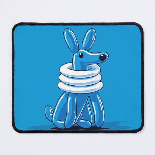 Item preview, Dog figure made of balloon in blue designed and sold by anytka.