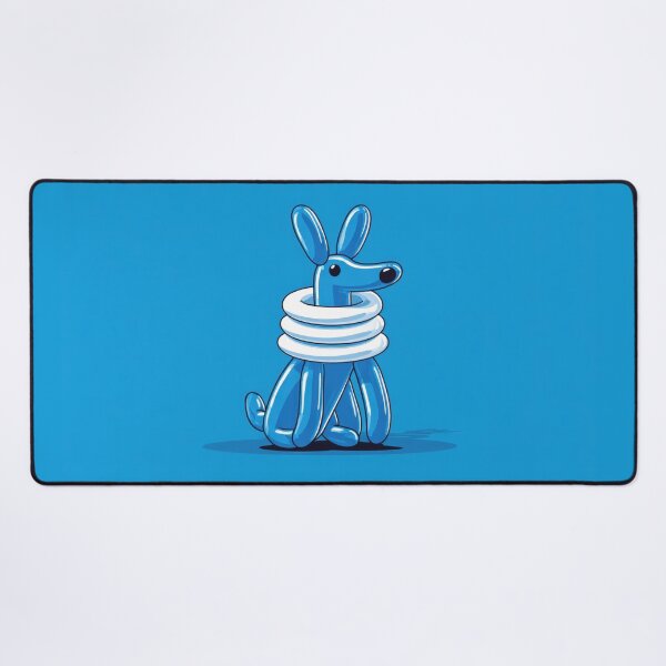 Item preview, Dog figure made of balloon in blue designed and sold by anytka.