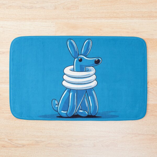 Item preview, Dog figure made of balloon in blue designed and sold by anytka.
