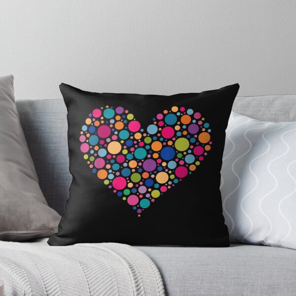 Item preview, Rainbow Colorful Polka Dots Heart Art International Dot Day Love designed and sold by Creative Spark.